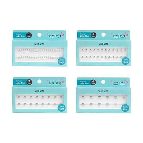 Boutique:loom ccam bbak Eyelash 8mm Light(light) Blue