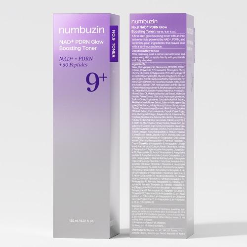 numbuzin No.9 NAD+ PDRN Glow Boosting Toner 150ml 3