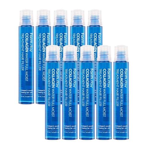 FARMSTAY COLLAGEN WATER FULL MOIST TREATMENT HAIR FILLER 13ml*10ea 4
