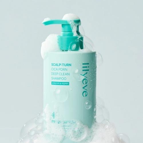lilyeve Scalp:Turn CICA PDRN Deep Clean Shampoo 500g