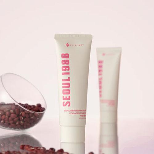 KSECRET SEOUL 1988 Sleeping Mask : Collagen Complex 7 + Red Bean 60ml 4