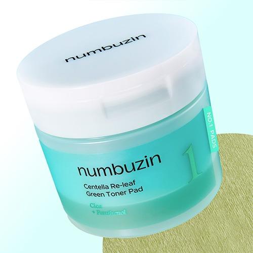 numbuzin No.1 Centella Re-Leaf Green Toner Pad 190ml (70pad)