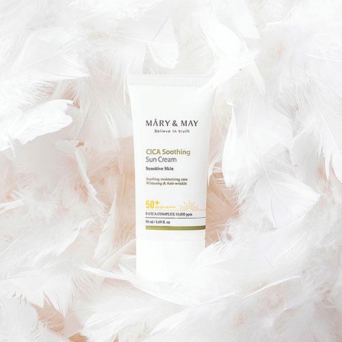 Mary&May CICA Soothing Sun Cream SPF50+ PA++++ 50ml 3
