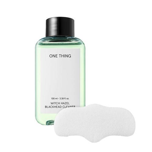 ONE THING Witch Hazel Blackhead Cleaner Nose Pad Set (Cleaner 100ml + Pad 50ea) 2
