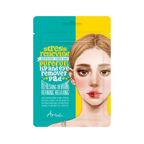 Ariul Stress Relieving Purefull Lip and Eye Remover Pad 10pads