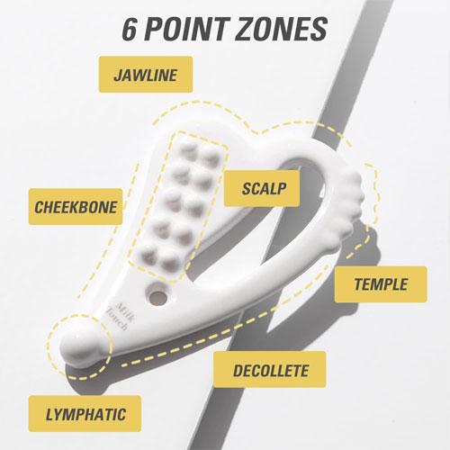 Milk Touch Slim Face Ceramic Gua Sha 1ea #White 2