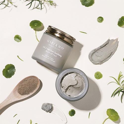 Mary&May CICA TeaTree Soothing Wash off Pack 125g 5