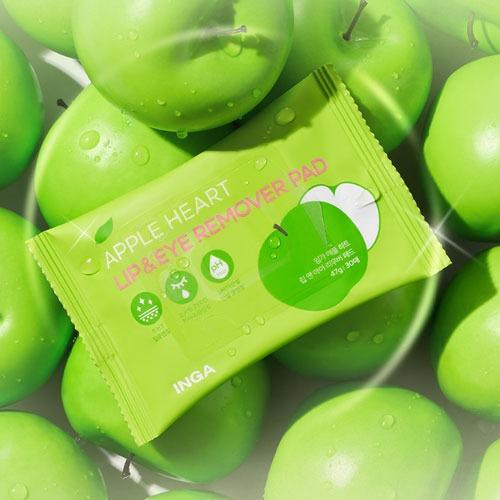 INGA Apple Heart Lip&Eye Remover Pad 30pads