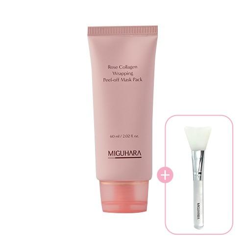 MIGUHARA Rose Collagen Wrapping Peel-off Mask Pack 60ml