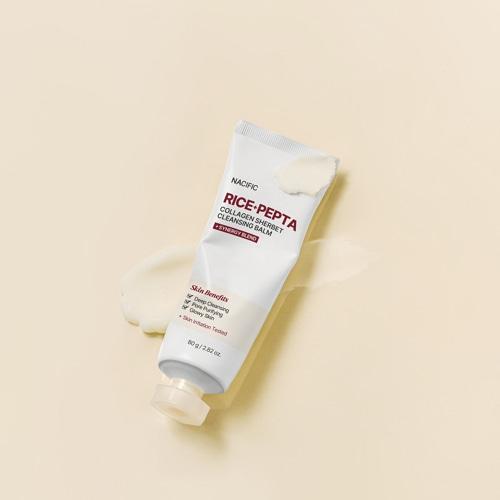 NACIFIC Rice Pepta Collagen Sherbet Cleansing Balm 80g 3