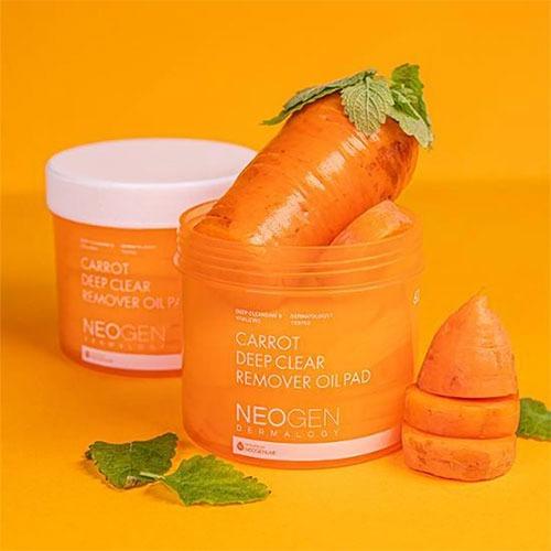 NEOGEN DERMALOGY Carrot Deep Clear Oil Pad 60ea