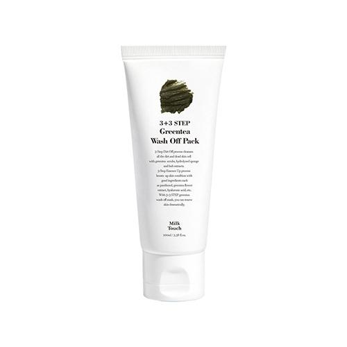 Milk Touch 3+3 Step Greentea Wash Off Pack 100ml