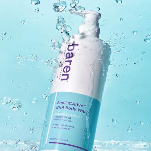 BAREN SenCICAtive BHA Body Wash 500ml 2