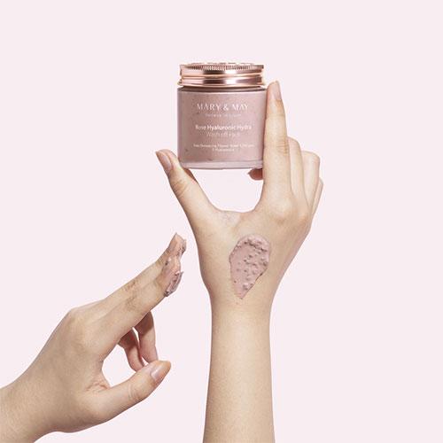 Mary&May Rose Hyaluronic Hydra Wash off Pack 125g 4