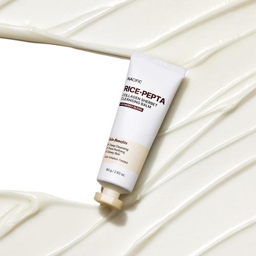 NACIFIC Rice Pepta Collagen Sherbet Cleansing Balm 80g 4