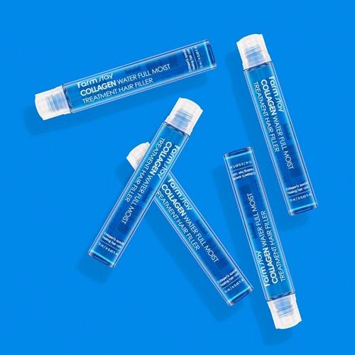 FARMSTAY COLLAGEN WATER FULL MOIST TREATMENT HAIR FILLER 13ml*10ea 3