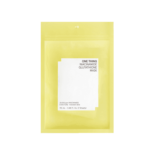 ONE THING Niacinamide Glutathione Mask 115ml (7 sheets)