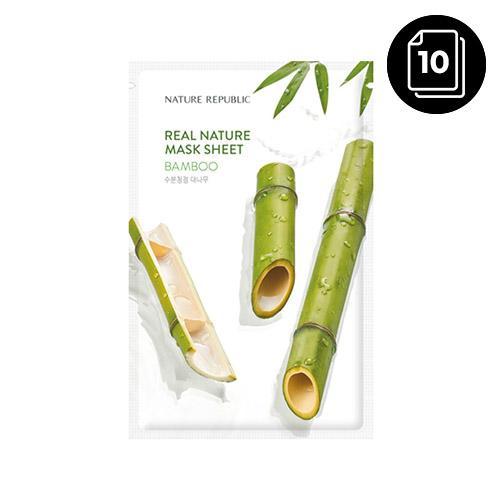 NATURE REPUBLIC Real Nature Mask Sheet Bamboo 10ea