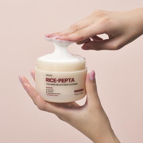NACIFIC Rice Pepta Collagen Gelato Pack Cleanser 150g 2
