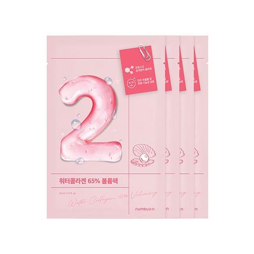 numbuzin No.2 Water Collagen 65% Voluming Sheet Mask 4ea
