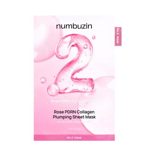 numbuzin No.2 Rose PDRN Collagen Plumping Sheet Mask 5ea 3