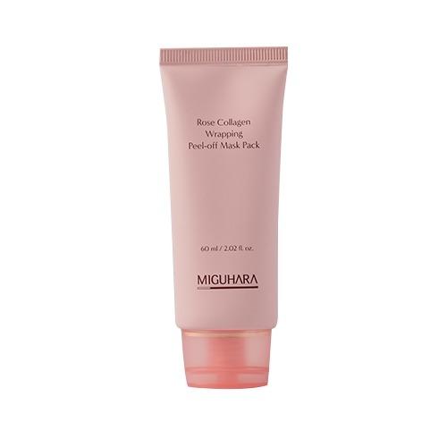 MIGUHARA Rose Collagen Wrapping Peel-off Mask Pack 60ml 2