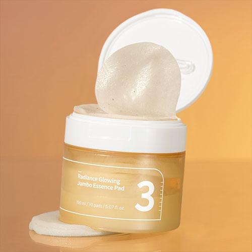 numbuzin No.3 Radiance Glowing Jumbo Essence Pad 150ml/ 70Pads