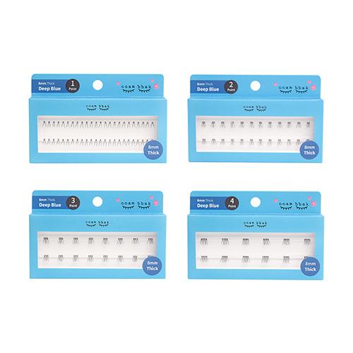 Boutique:loom ccam bbak Eyelash 8mm Deep(thick) Blue