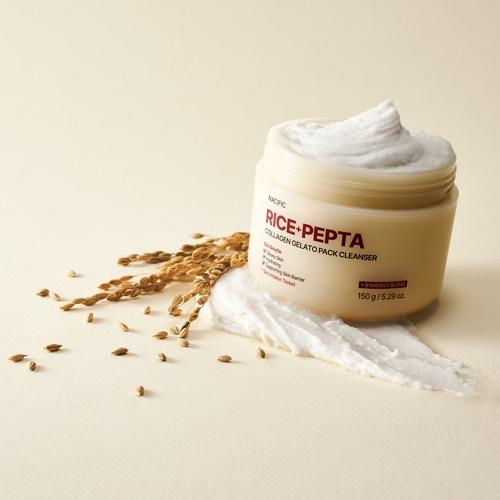 NACIFIC Rice Pepta Collagen Gelato Pack Cleanser 150g 4