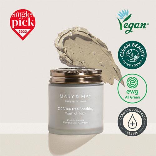 Mary&May CICA TeaTree Soothing Wash off Pack 125g