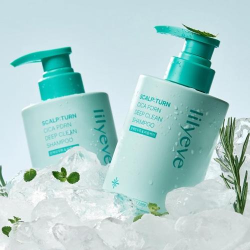 lilyeve Scalp:Turn CICA PDRN Deep Clean Shampoo 500g 3