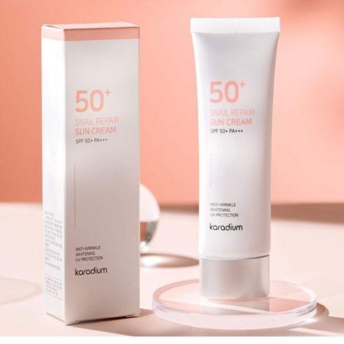 KARADIUM Snail Repair Sun Cream Anti-Wrinkle & Whitening SPF 50+PA+++ 70ml