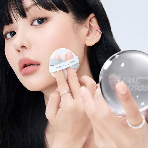 ABOUT_TONE Skin Layer Fit Cushion Puff 2P 2
