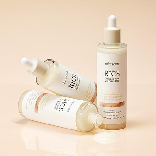 mixsoon White Rice Peeling Ampoule 100ml 4